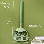 Fine - Hole Long - Handle Cat Litter Scoop - GreenFur
