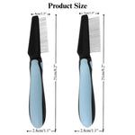Fine Tooth Pet Comb for Dogs and Cats Grooming - GreenFur