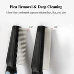 Fine Tooth Pet Comb for Dogs and Cats Grooming - GreenFur