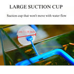 Fish Feeding Ring Floating Food Feeder Circle with Suction Cup - GreenFur
