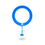 Fish Feeding Ring Floating Food Feeder Circle with Suction Cup - GreenFur