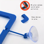 Fish Feeding Ring Floating Food Feeder Circle with Suction Cup - GreenFur