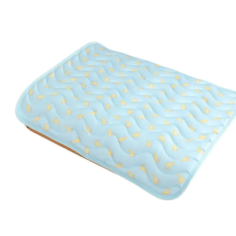 Five Size Breathable Cooling Blue Banana Mat for Pets - GreenFur