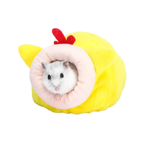 Fleece Cotton Winter Pet Bed Warm Cozy Nest for Hamsters - GreenFur
