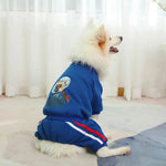 Fleece Dog Hoodie Four Legs Winter Warm Pet Clothing - GreenFur
