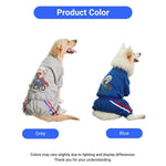 Fleece Dog Hoodie Four Legs Winter Warm Pet Clothing - GreenFur