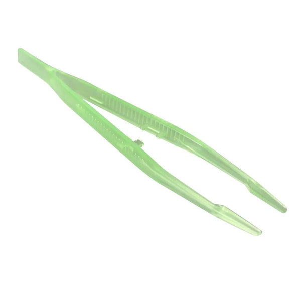 Flexible Glow - in - the - Dark Feeding Tongs for Reptiles Tortoises Lizards Frogs - GreenFur