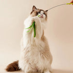 Flexible Mimicking Dog Tail Grass Steel Wire Cat Toy - GreenFur