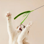 Flexible Mimicking Dog Tail Grass Steel Wire Cat Toy - GreenFur