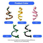Flexible Parrot Climbing Rope with Wire Core Bird Cage Swing Toy - GreenFur