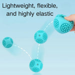 Floatable Squeaky Teething Bouncy TPR Dog Chew Toy Ball - GreenFur