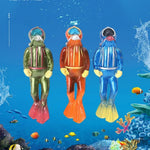Floating Diver Ornament for Aquarium Glass Tank Decoration - GreenFur