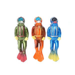 Floating Diver Ornament for Aquarium Glass Tank Decoration - GreenFur