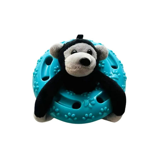 Floating Summer Dog Toy Gorilla Shape TPR Food Dispensing - GreenFur