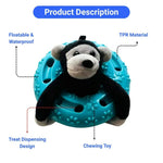 Floating Summer Dog Toy Gorilla Shape TPR Food Dispensing - GreenFur