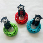 Floating Summer Dog Toy Gorilla Shape TPR Food Dispensing - GreenFur
