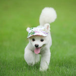 Floral Dog Baseball Cap for Outdoor Sun Protection - GreenFur