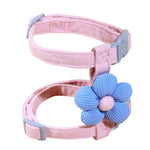 Floral Harness and Leash Set Outdoor Walking Vest for Cats - GreenFur