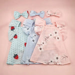 Floral Pet Dress and Hair Clip Set - GreenFur