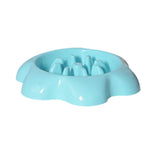 Flower Shape Pet Food Bowl Plastic Dog Bowl - GreenFur