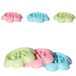 Flower Shape Pet Food Bowl Plastic Dog Bowl - GreenFur