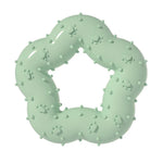 Flower - Shaped Durable TPR Dog Chew Toy with Chewing Protrusions - GreenFur