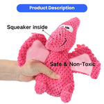 Fluffy PP Fiber Pterodactyl with Squeaky Wings Dog Toy - GreenFur