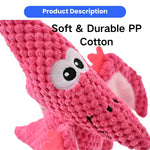 Fluffy PP Fiber Pterodactyl with Squeaky Wings Dog Toy - GreenFur