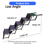 Foldable and Portable 5 Step Dog Ladder for Large Dogs - GreenFur