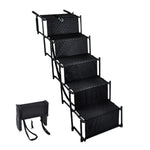 Foldable and Portable 5 Step Dog Ladder for Large Dogs - GreenFur