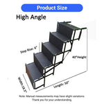 Foldable and Portable 5 Step Dog Ladder for Large Dogs - GreenFur