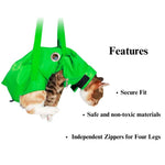 Foldable Anti - Scratch Portable Pet Carrier Bag for Cats - GreenFur
