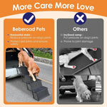 Foldable Car Pet Dog Stair with Safety Carabiner - GreenFur