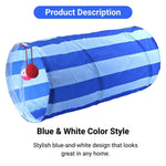Foldable Cat Tunnel Toy Small Single Passage Indoor Play Tube - GreenFur