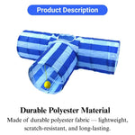 Foldable Cat Tunnel Toy T Shape Three Way Indoor Play Tube - GreenFur