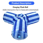 Foldable Cat Tunnel Toy Y Shape Three Way Indoor Play Tube - GreenFur
