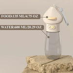 Foldable Dog Water Bottle Travel Lovely Outdoor Pet Dispenser - GreenFur