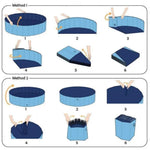 Foldable Pet Bath Pool Dog Swimming Pool Outdoor Water Play Pool with Drainage - GreenFur