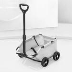 Foldable Portable 4 Wheels Pet Stroller with Telescoping Handle - GreenFur
