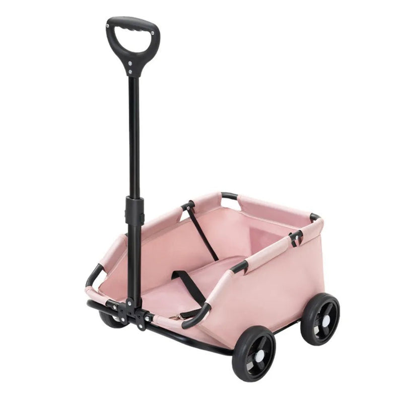 Foldable Portable 4 Wheels Pet Stroller with Telescoping Handle - GreenFur