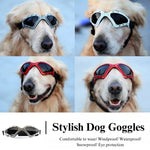 Foldable Windproof UV Protection Sunglasses for Medium and Large Dogs - GreenFur