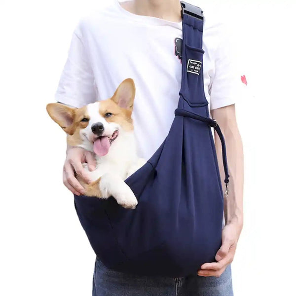 Folding Dog Backpack Breathable Pet Travel Bag Dog Outdoor Carrier - GreenFur