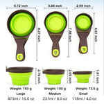 Folding Outdoor Flexible Anti - bacteria Pet Bowl - GreenFur