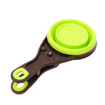Folding Outdoor Flexible Anti - bacteria Pet Bowl - GreenFur