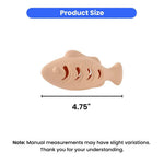 Food - Grade Silicone Fish Chew & Dental Cat Toy - GreenFur