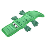Forest Animal Alligator Design Squeaky Oxford Fabric Dog Chew Toy - GreenFur