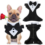 Formal Occasions Pet Vest - Style Harness with Bowtie and Adjustable Leash for Dogs - GreenFur