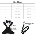 Formal Occasions Pet Vest - Style Harness with Bowtie and Adjustable Leash for Dogs - GreenFur
