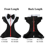 Formal Occasions Pet Vest - Style Harness with Bowtie and Adjustable Leash for Dogs - GreenFur