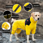 Four Legged Fully Wrapped Windproof Waterproof Dog Clothing - GreenFur